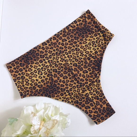 NWT Free People Leopard Sasha High Waisted Undie L - Picture 6 of 8